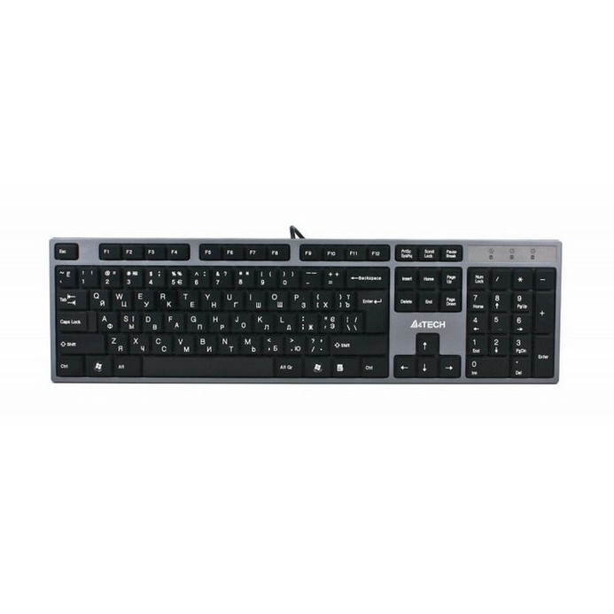 Клавиатура A4Tech KD300 Silver-Black USB