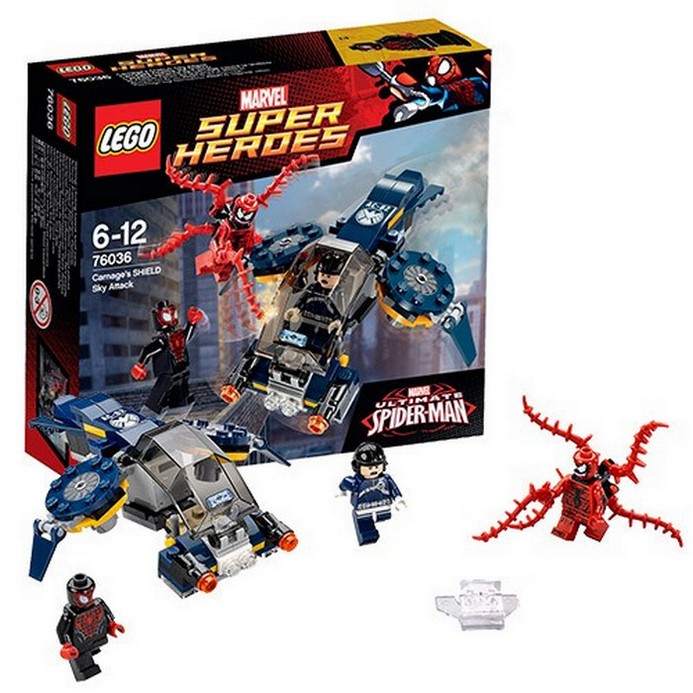 Конструктор LEGO Воздушная атака Карнажа (76036)