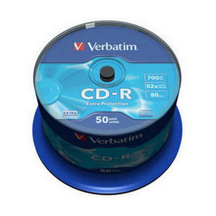 Оптический диск Verbatim 50 дисков 700Мб 52х DL Cake (43351)