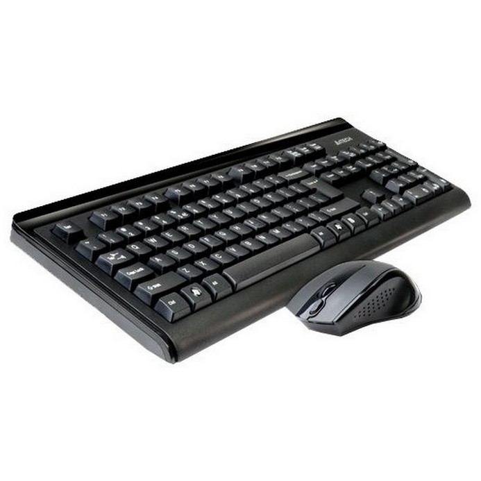 Комплект клавиатура+мышь A4Tech 6100F Black USB