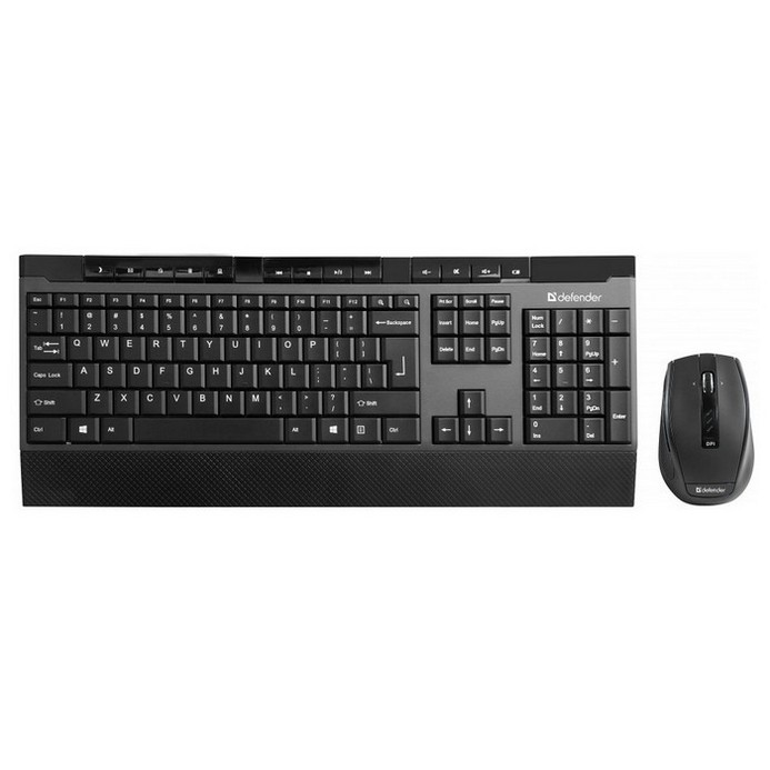 Комплект клавиатура+мышь Defender Cambridge C-995 Nano Black USB