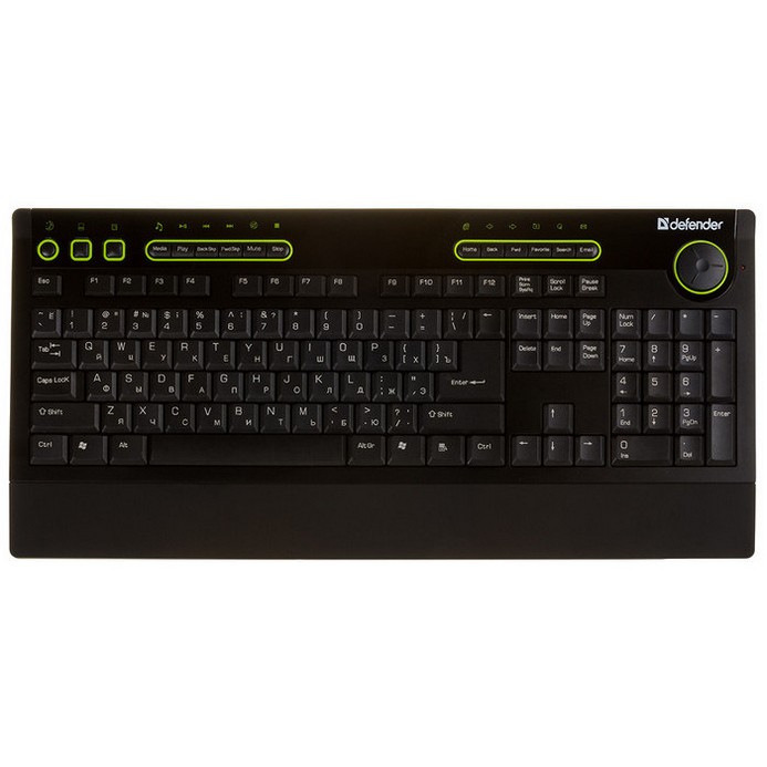Комплект клавиатура+мышь Defender I-Space 875 Nano