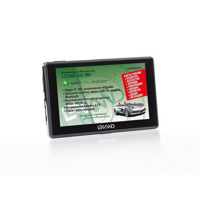 GPS-навигатор LEXAND SA5 HD+