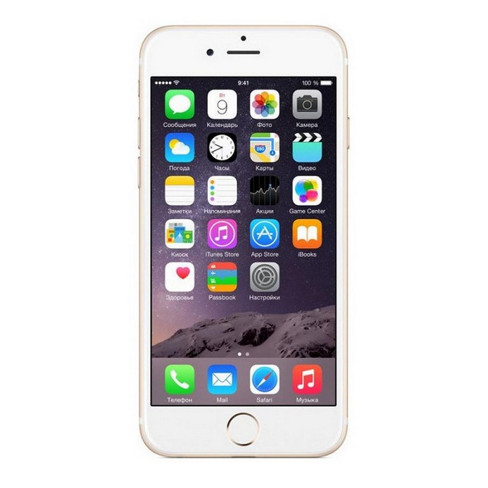 Смартфон Apple iPhone 6 64Gb MG492RU/A Gold