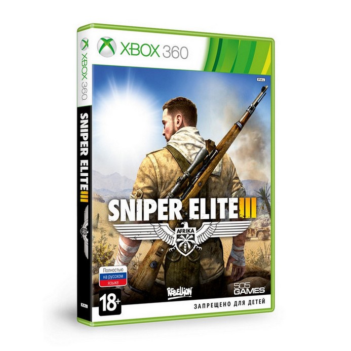 Игра для Xbox 360 505 Games Sniper Elite 3 (русская версия)