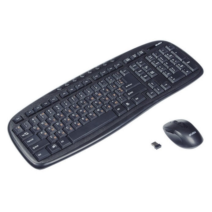 Комплект клавиатура+мышь SVEN Comfort 3400 Wireless черный